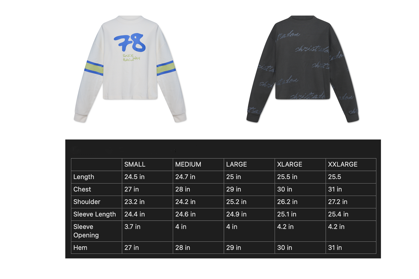 ChristiaDon Love Letter Thermal Long Sleeve