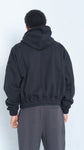 ChristiaDon Lined Cropped Hoodie - Blackberry