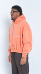 ChristiaDon Lined Cropped Hoodie - Georgia Peach