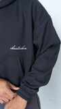 ChristiaDon Lined Cropped Hoodie - Blackberry